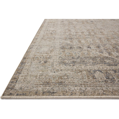 Ida IDA-06 Rug by Chris Loves Julia x Loloi in slate, natural. Made from 100% polyester in a unique style.