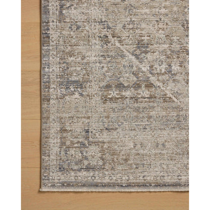 Ida IDA-06 Rug by Chris Loves Julia x Loloi in slate, natural. Made from 100% polyester in a unique style.