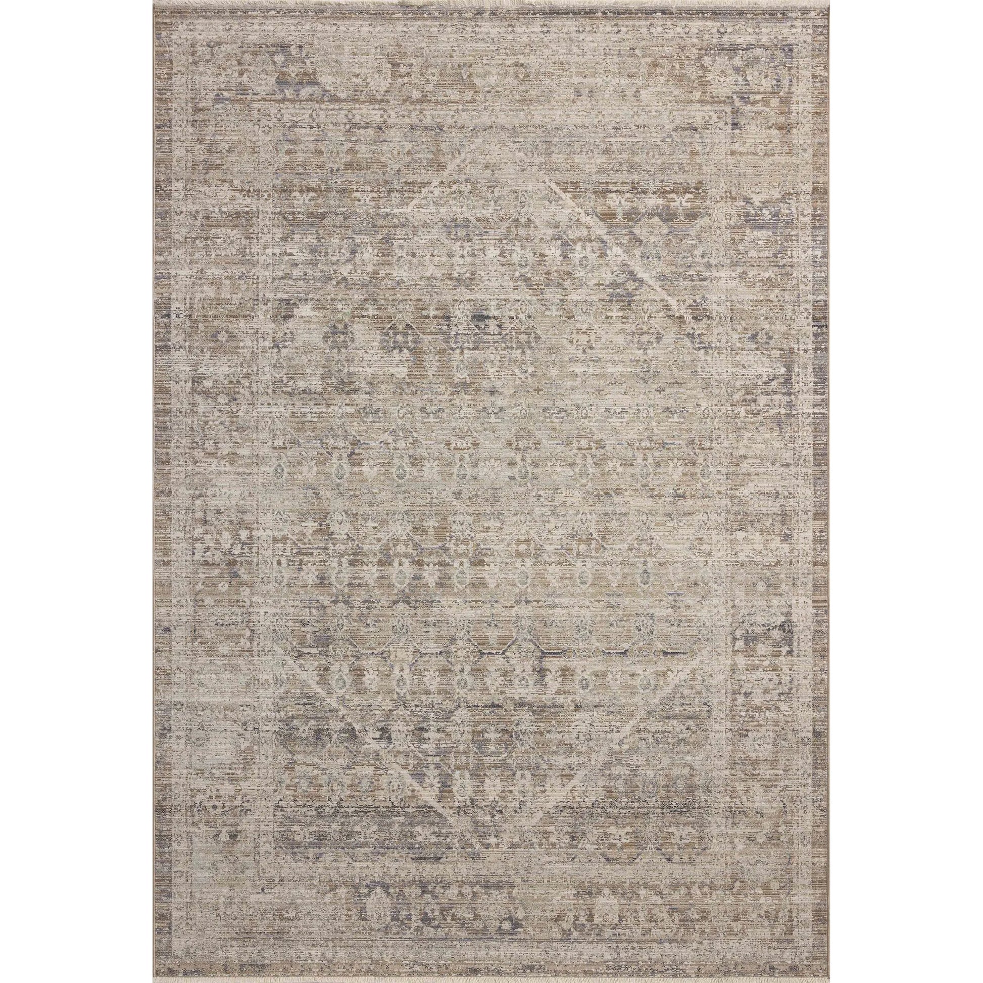 Ida IDA-06 Rug by Chris Loves Julia x Loloi in slate, natural. Made from 100% polyester in a unique style.
