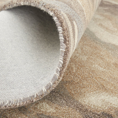 Amira Transitional Rug - 8632F by Feizy in brown, gray, tan. Made from wool in a unique style.