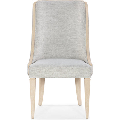 Nouveau Chic Host Chair (Set of 2) by Hooker Furniture in sand-silk linen and sandstone. Made from 100% polyester in a modern style.