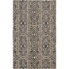 Gray, Black, Ivory / 2' x 3'