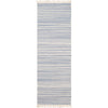 Blue, Cream / 2'6" x 8'