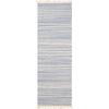 Blue, Cream / 2'6" x 8'