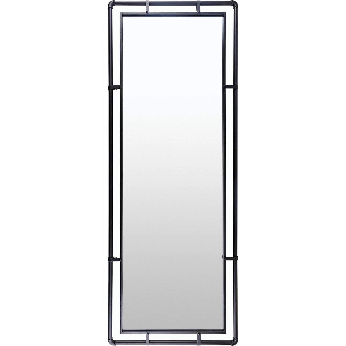 001 SI-2164717 | Primary Silo | Indus Full Length Mirror - 530746 by Surya in black and painted. Made from iron in a modern style.
