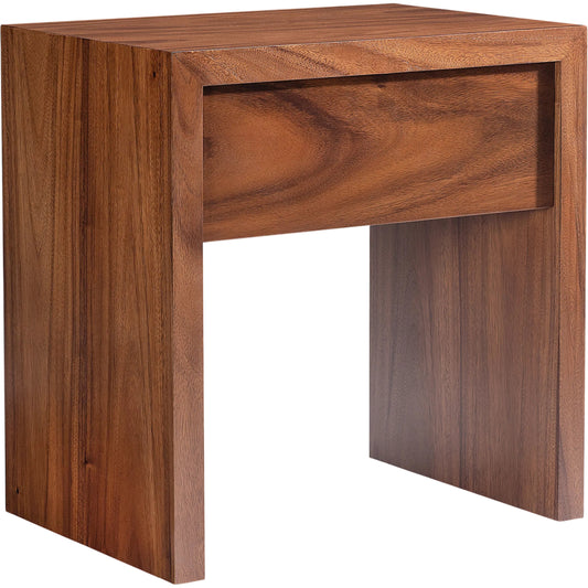 Loft Brasea Nightstand by Bernhardt in brown. Made from wood in a unique style.