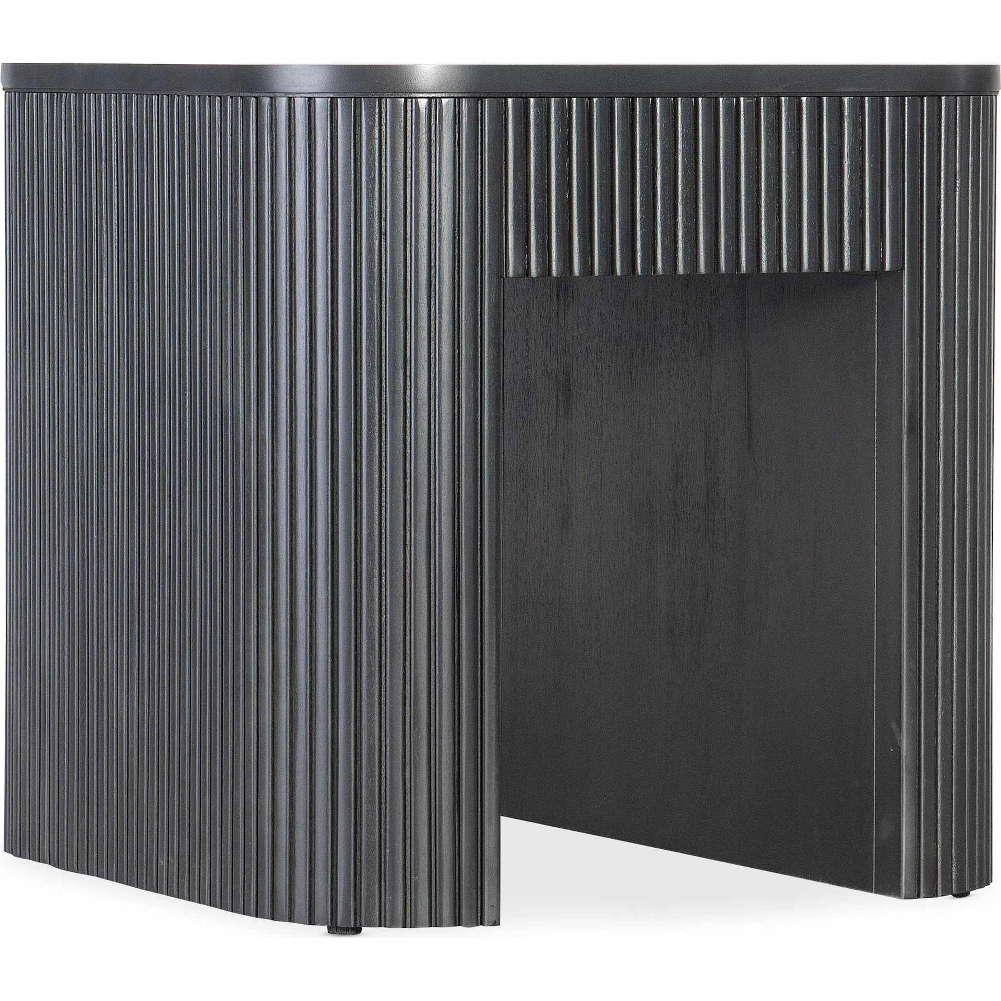 Eden Side Table by Hooker Furniture in black. Made from unique in a modern style.