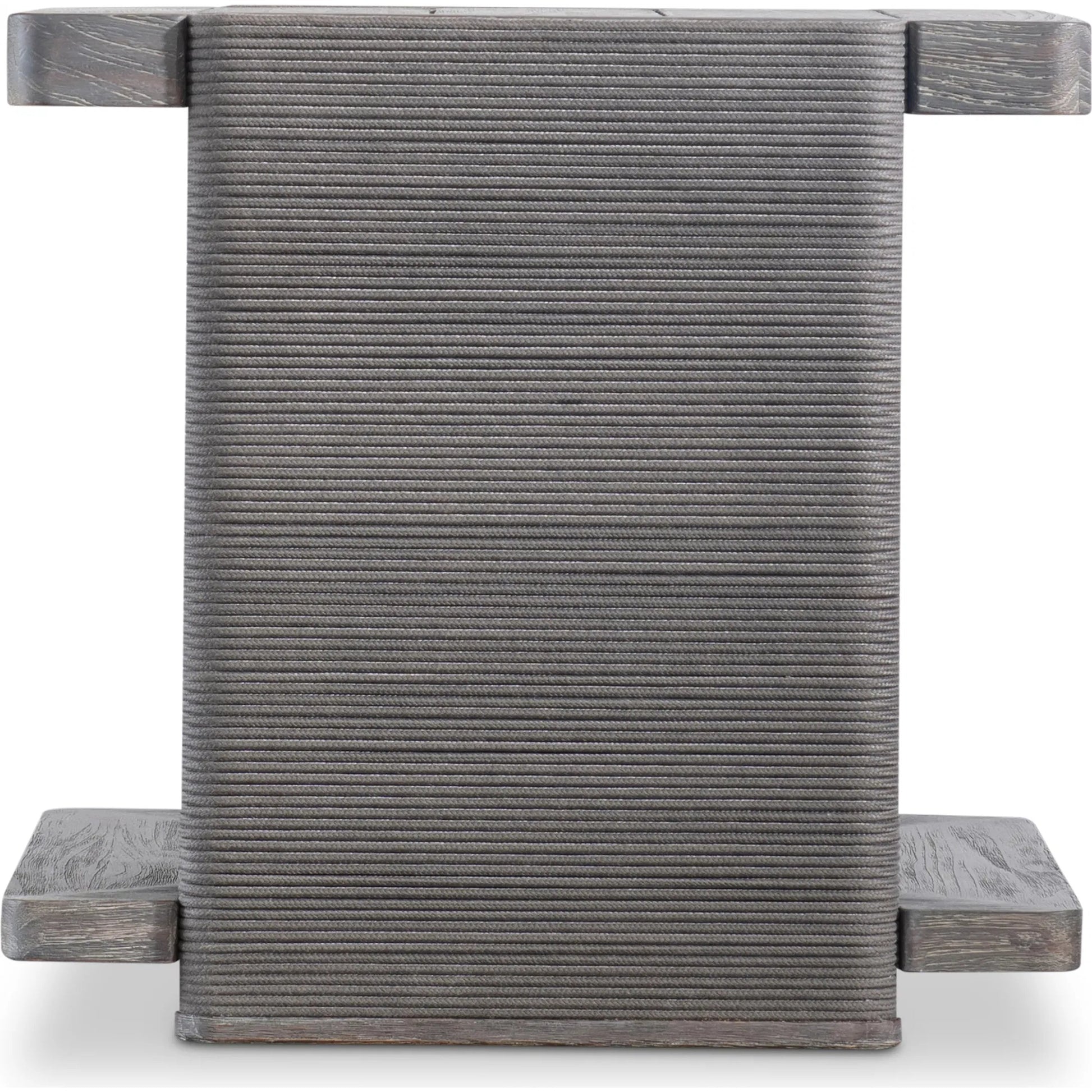 Andros Side Table by Bernhardt in brown. Made from wood in a unique style.
