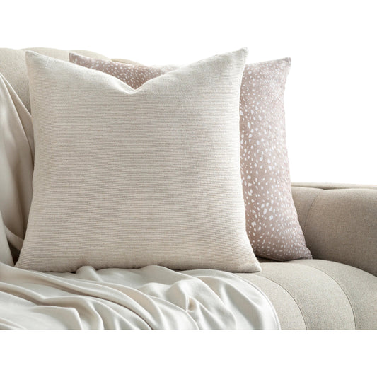 Sallie Pillow - 32268 by Surya in cream. Made from 90% viscose, 10% linen, 100% cotton in a traditional style.
