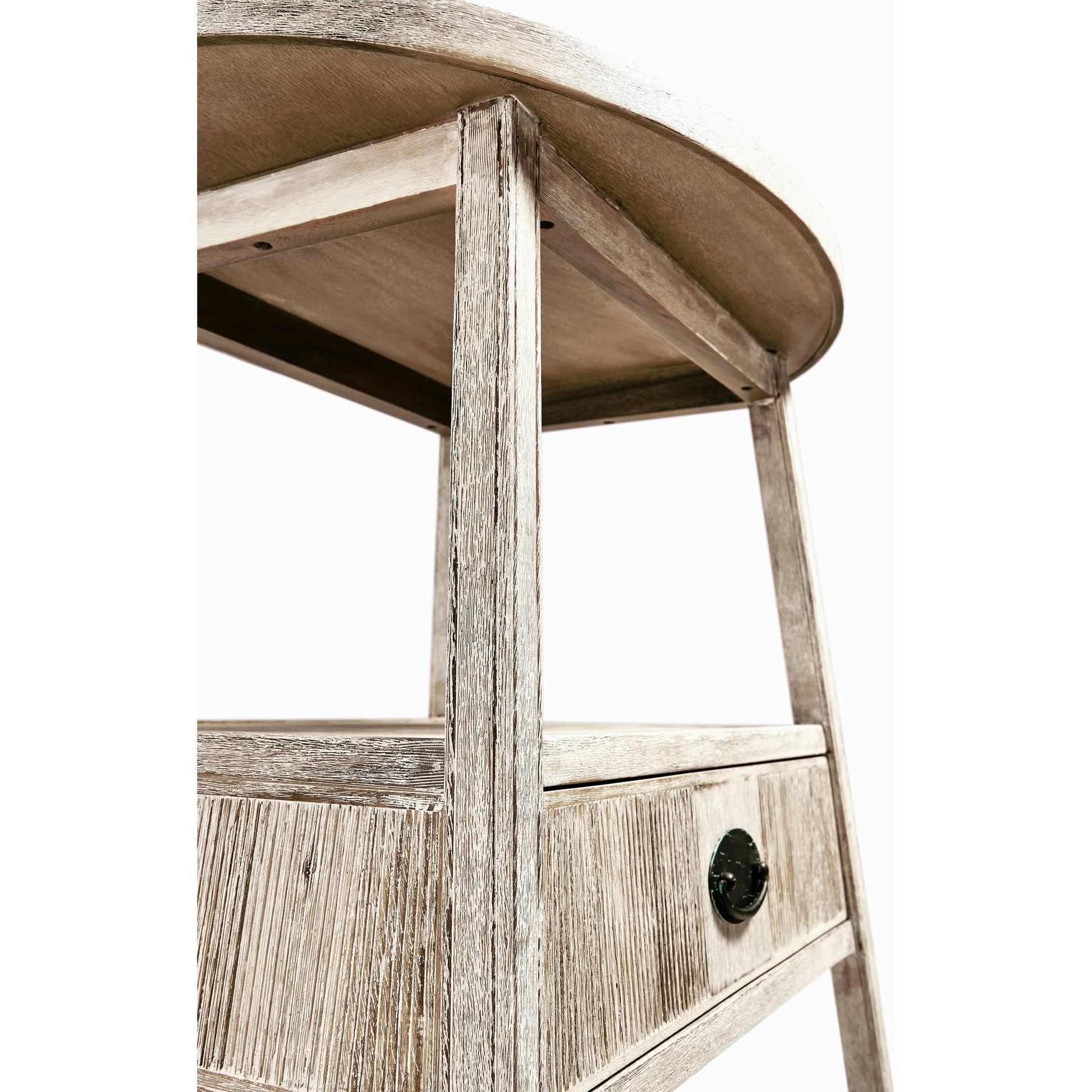 William Yeoward Bywater Washed Acacia Side Table by Jonathan Charles in white and washed acacia. Made from acacia in a cottage & farmhouse style.