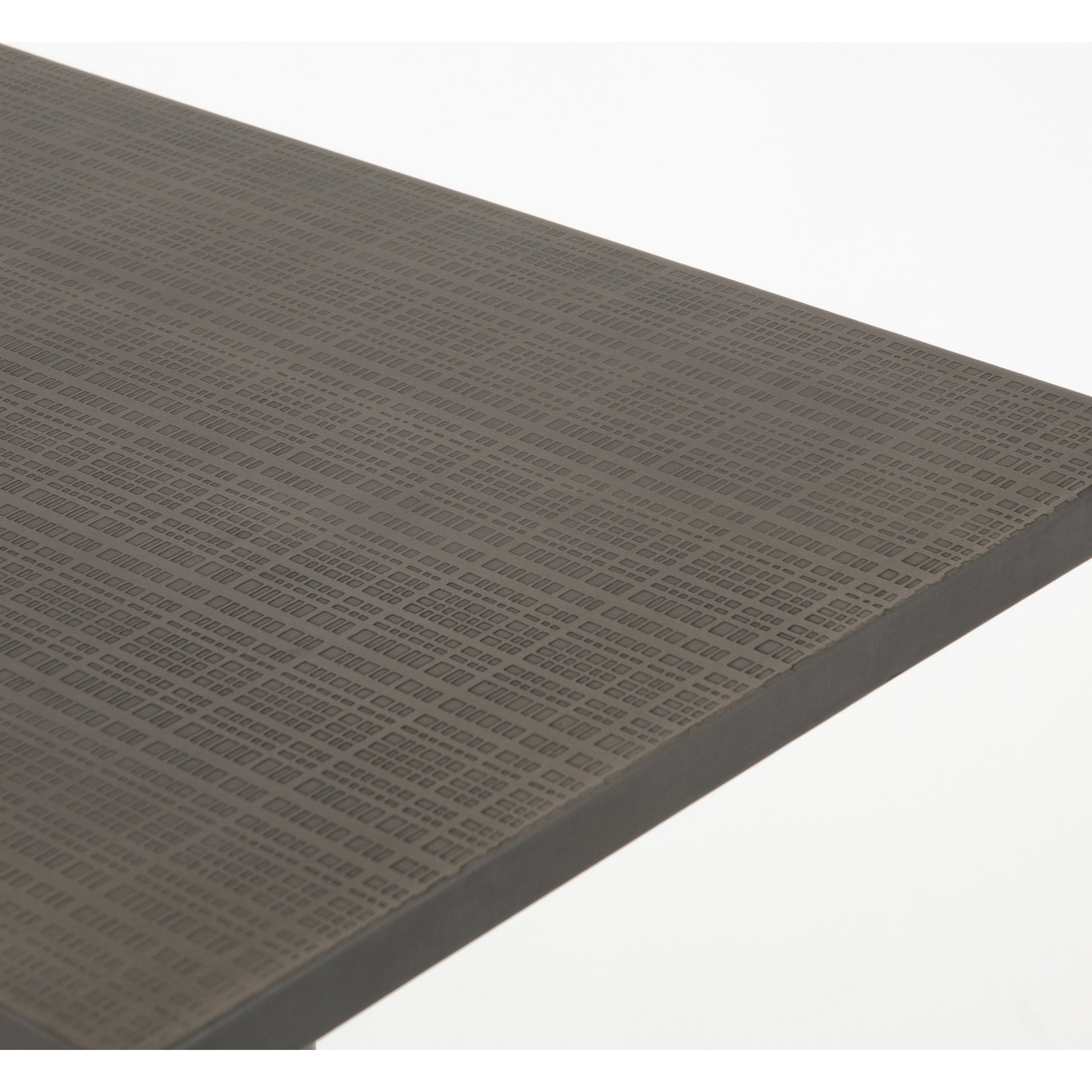 Fannin Bar Table by Four Hands in aged brass. Made from iron in a modern style.