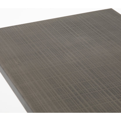 Fannin Bar Table by Four Hands in aged brass. Made from iron in a modern style.