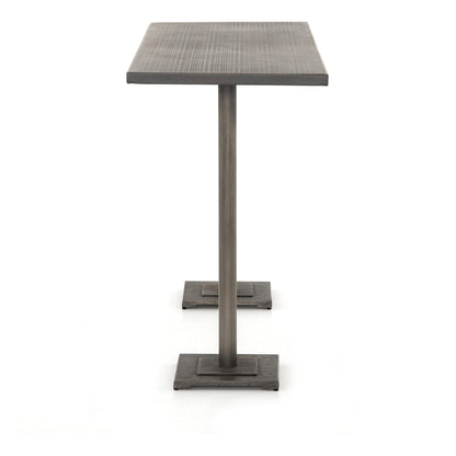 Fannin Bar Table by Four Hands in aged brass. Made from iron in a modern style.