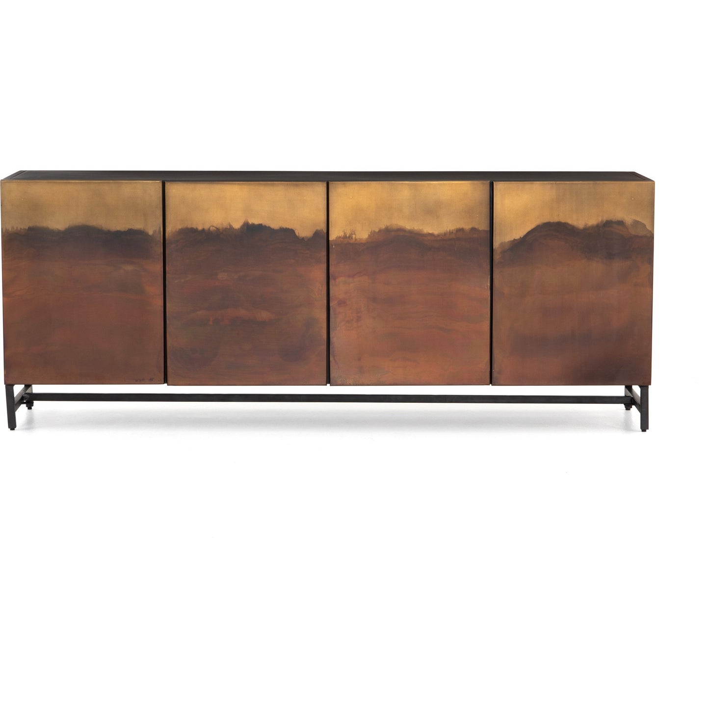 003 SI-1716851 | Additional Silo | Stormy Sideboard by Four Hands in distressed ombre, aged brown and distressed ombre. Made from iron in a eclectic & global style.