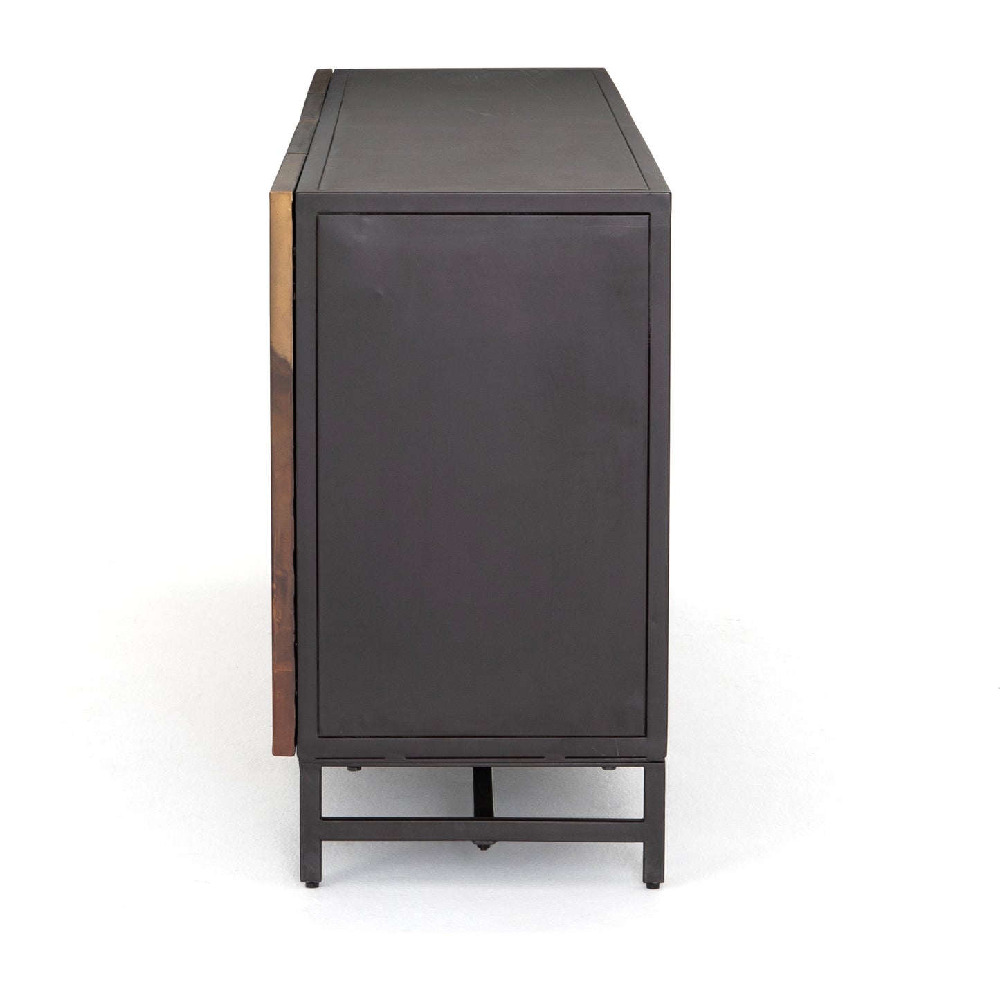 005 SI-1716851 | Additional Silo | Stormy Sideboard by Four Hands in distressed ombre, aged brown and distressed ombre. Made from iron in a eclectic & global style.