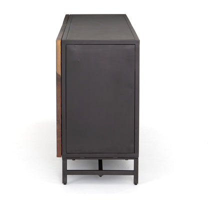 Stormy Sideboard by Four Hands in distressed ombre, aged brown and distressed ombre. Made from iron in a eclectic & global style.