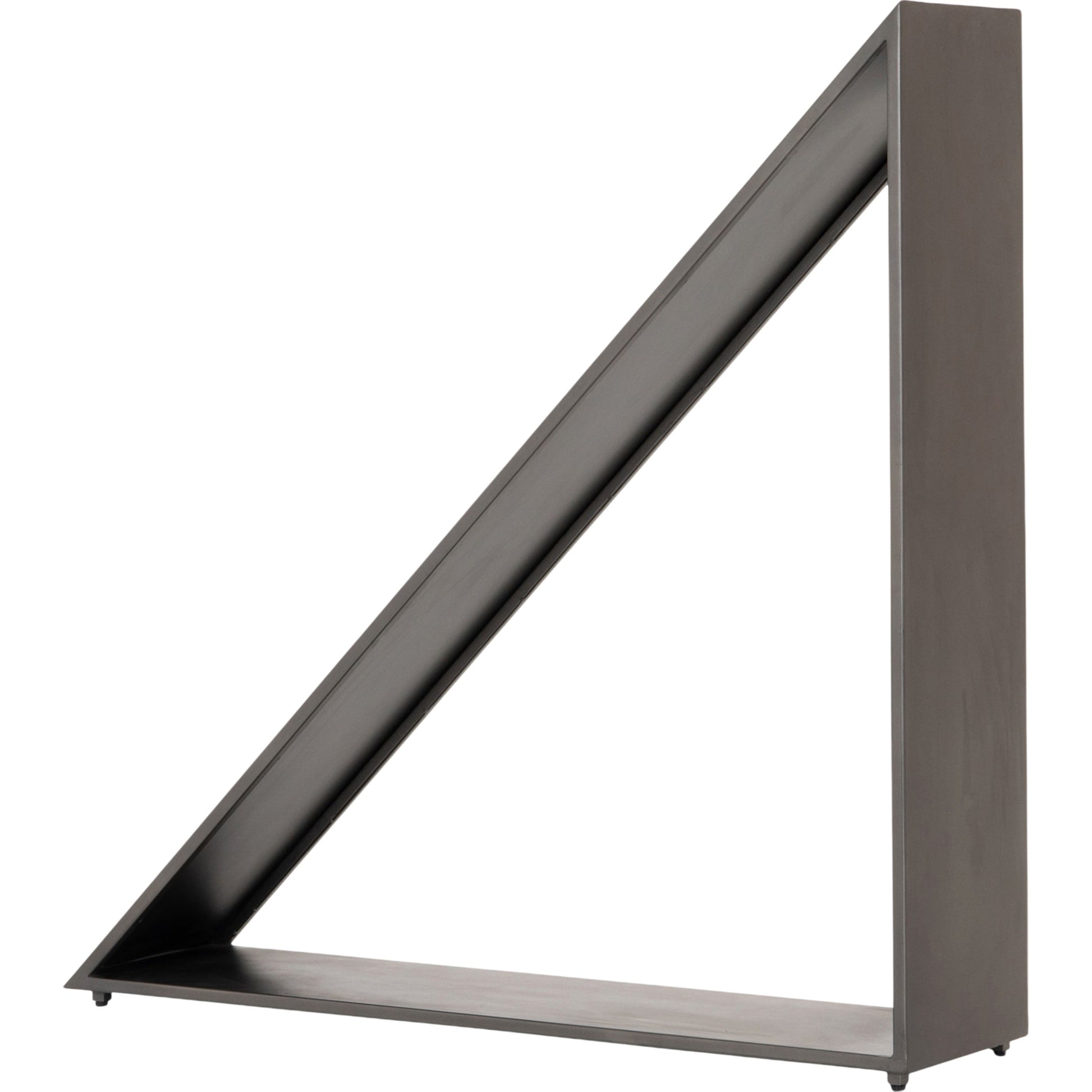 Nero Firewood Storage by Four Hands in coated gunmetal. Made from iron in a modern style.