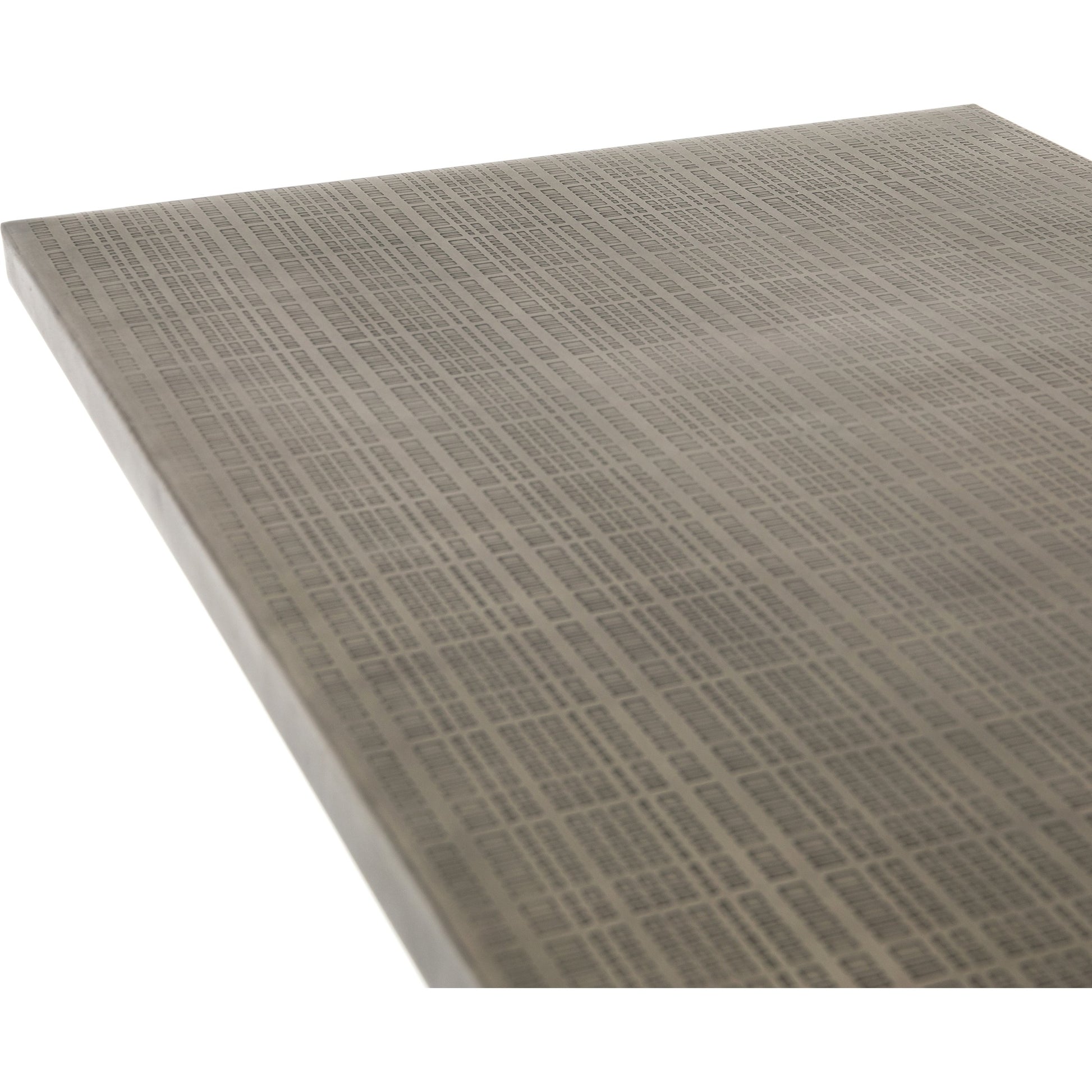 Fannin Counter Table by Four Hands in aged brass. Made from iron in a modern style.