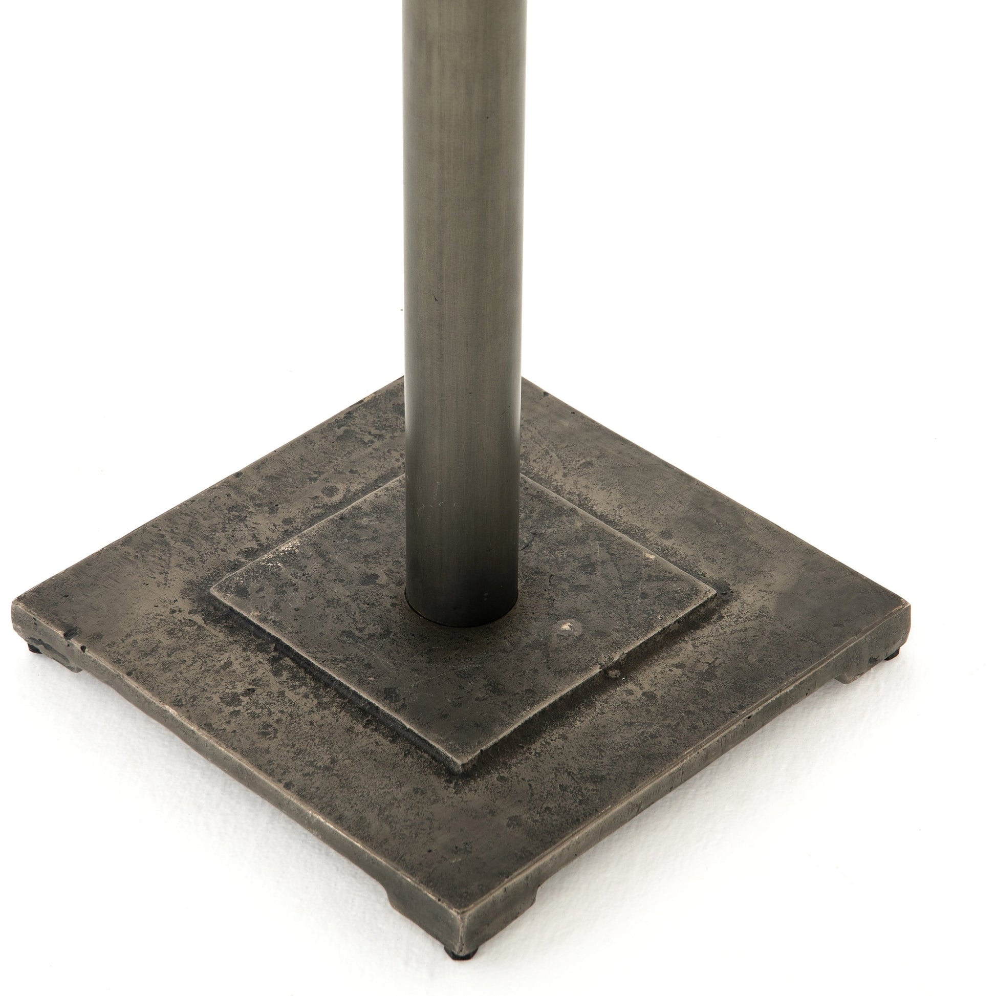 Fannin Counter Table by Four Hands in aged brass. Made from iron in a modern style.