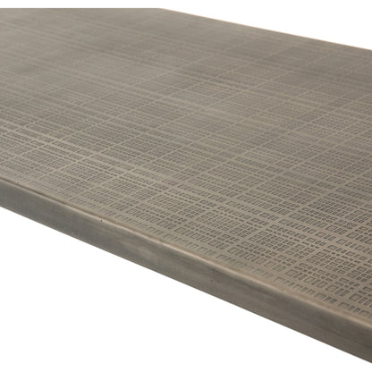 Fannin Counter Table by Four Hands in aged brass. Made from iron in a modern style.