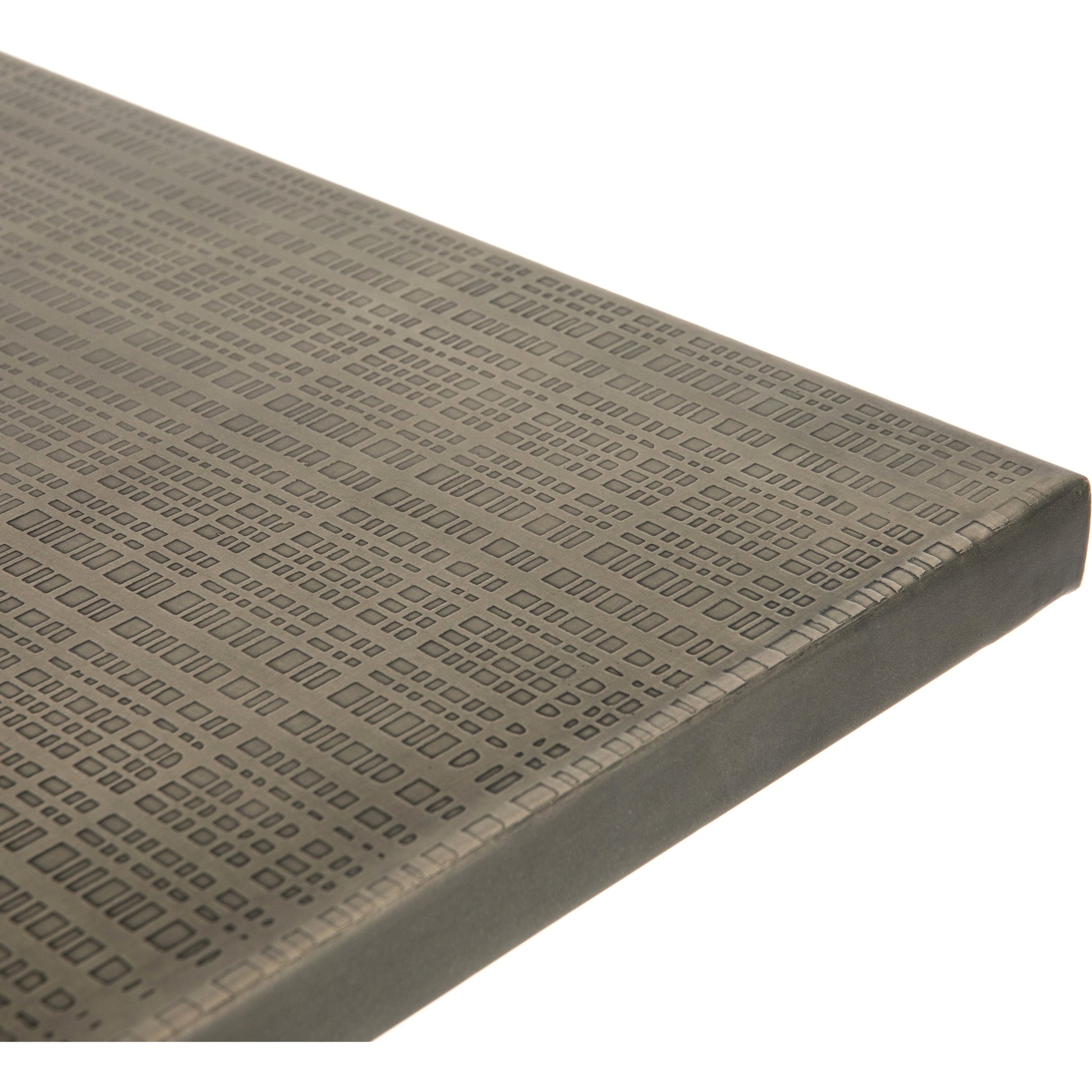 Fannin Counter Table by Four Hands in aged brass. Made from iron in a modern style.