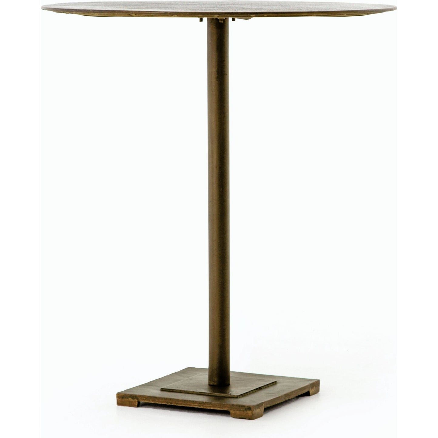 001 S-279307 | Primary Silo | Fannin Counter Table by Four Hands in aged brass. Made from iron in a modern style.