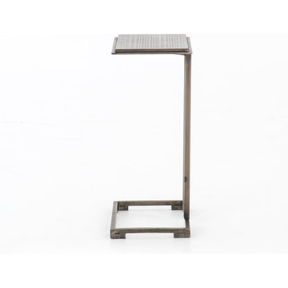 Acid Etch Table by Four Hands in antique brass. Made from iron in a modern style.