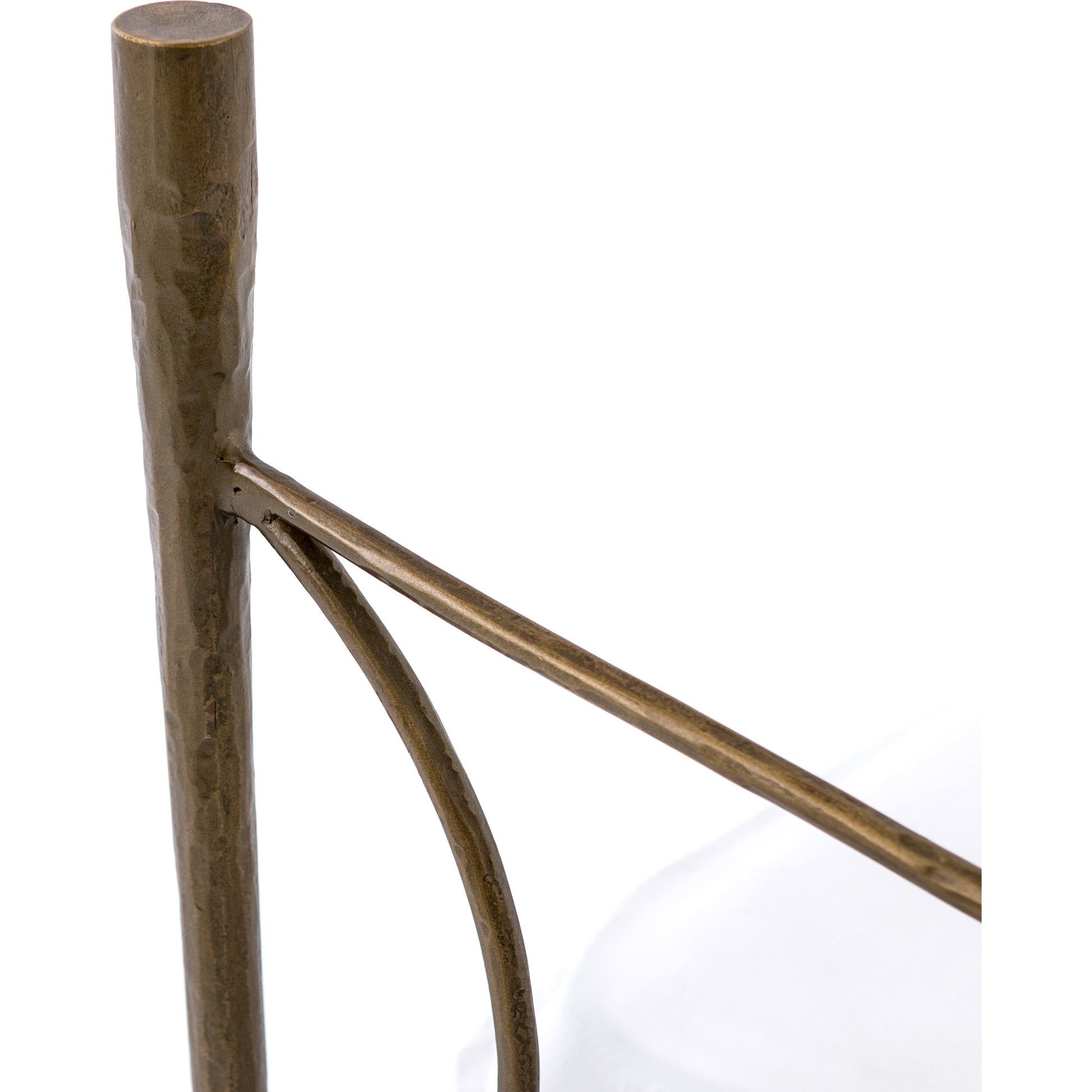 Westwood Bed by Four Hands in antique brass. Made from iron in a transitional style.