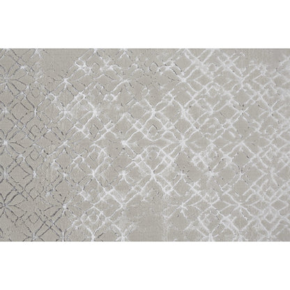 Micah Metallic Trellis Rug - 3047F by Feizy. Made from polyester, polypropylene in a unique style.