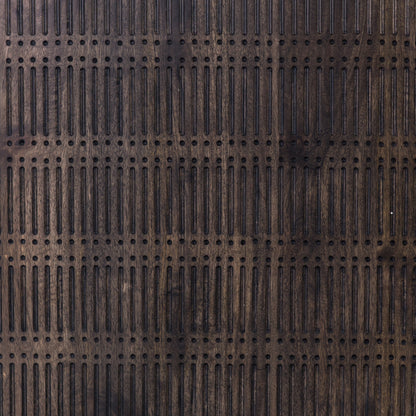 Kelby Cabinet by Four Hands in gunmetal, carved vintage brown, vintage brown. Made from solid mango, iron in a modern style.