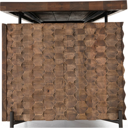 Raffael Desk by Four Hands. Made from solid mango, iron in a eclectic & global style.