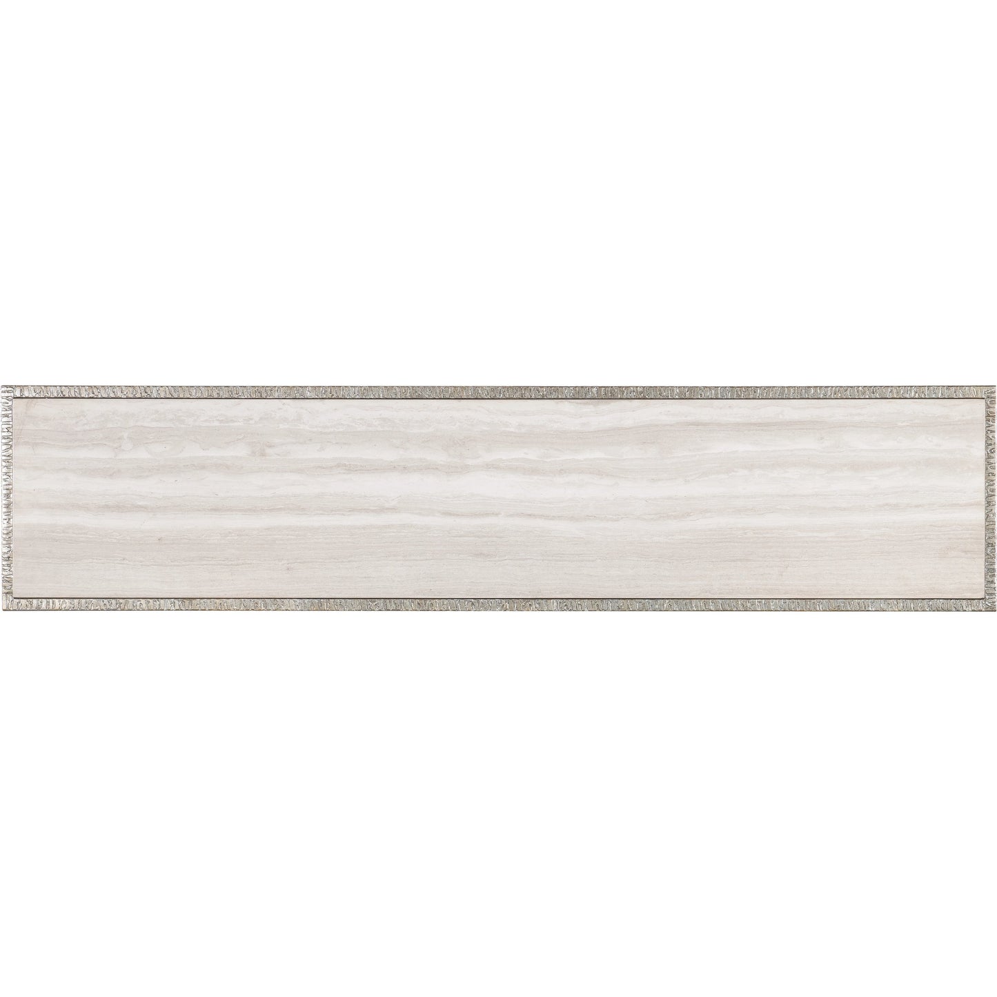 003 SI-2133604 | Additional Silo | Melange Sabre Console Table by Hooker Furniture in silver. Made from metal, marble in a modern style.
