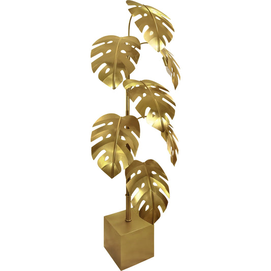 Iggy Monstera Tree Floor Lamp by Worlds Away. Made from unique in a coastal style.