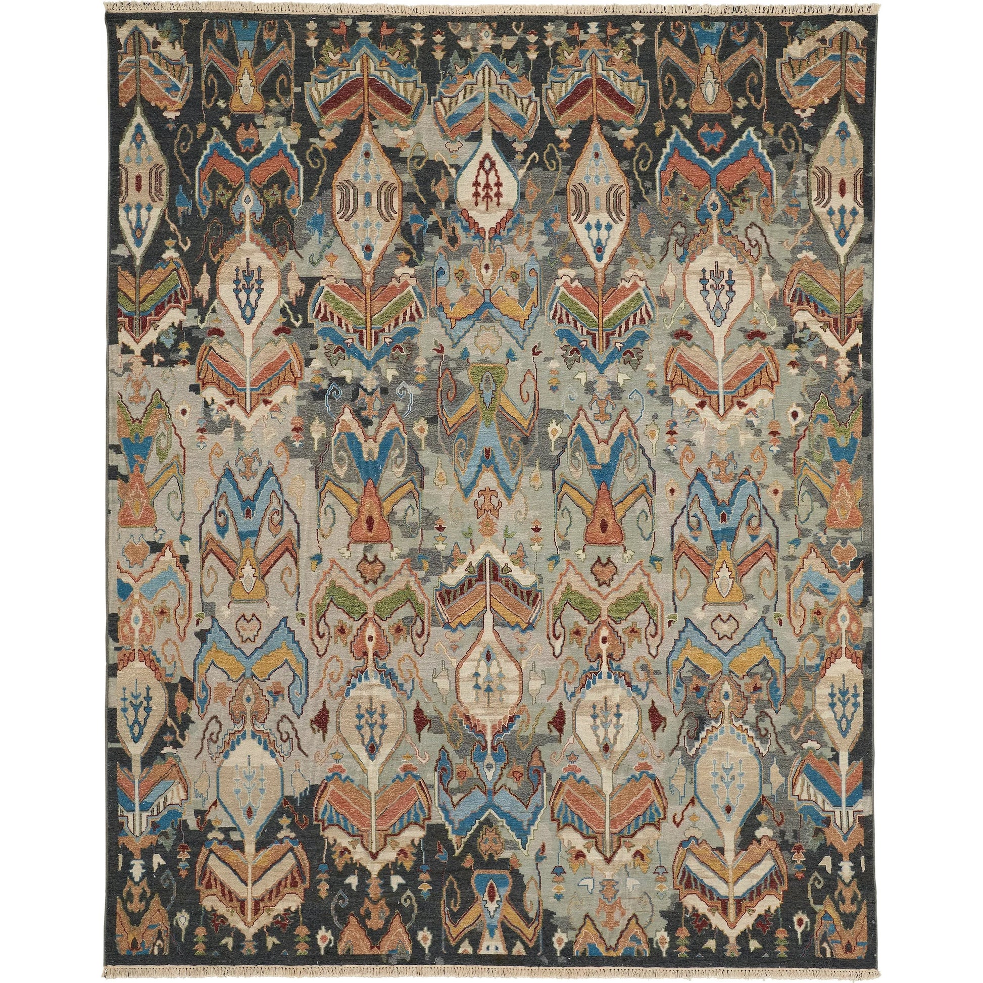 Leylan Transitional Ikat Rug - 0563F by Feizy. Made from unique in a unique style.