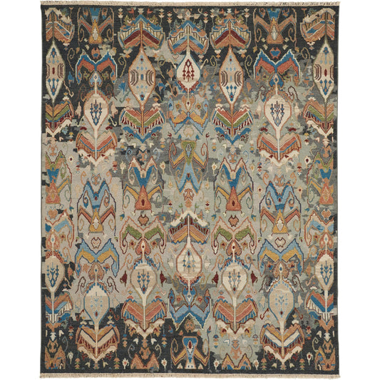 Leylan Transitional Ikat Rug - 0563F by Feizy. Made from unique in a unique style.
