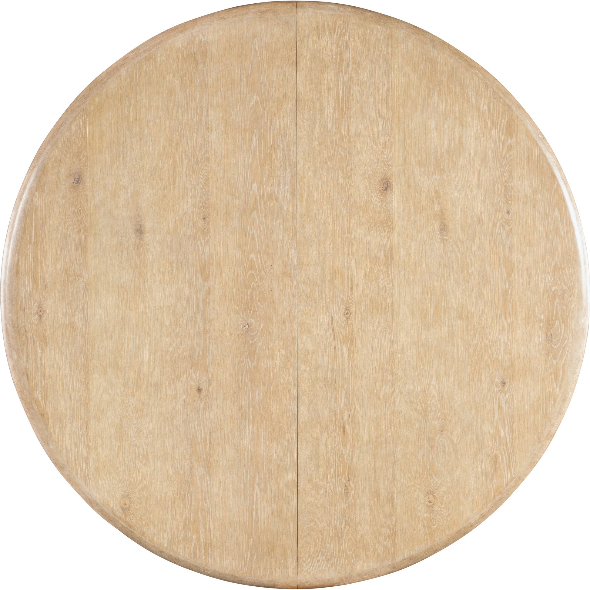 Retreat Pole Rattan Round Dining Table by Hooker Furniture. Made from oak veneers, rope, solid-wood edged top in a cottage & farmhouse style.