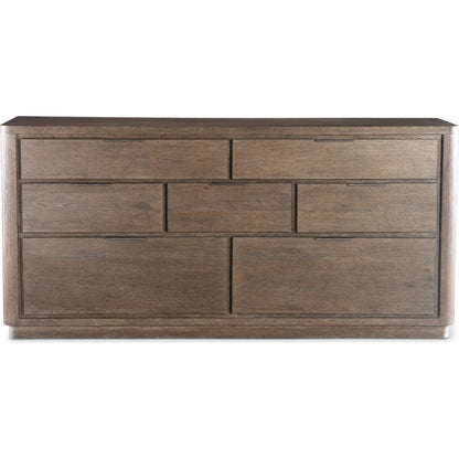 Outline Dresser by Bernhardt in cassel. Made from wood in a transitional style.
