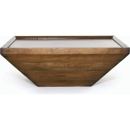 Drake Coffee Table by Four Hands in reclaimed fruitwood. Made from solid mixed reclaimed wood, solid mango, solid acacia in a cottage & farmhouse style.