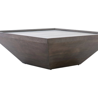 Drake Coffee Table by Four Hands in reclaimed fruitwood. Made from solid mixed reclaimed wood, solid mango, solid acacia in a cottage & farmhouse style.