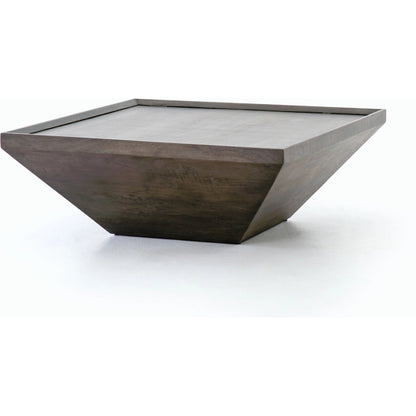 Drake Coffee Table by Four Hands in reclaimed fruitwood. Made from solid mixed reclaimed wood, solid mango, solid acacia in a cottage & farmhouse style.