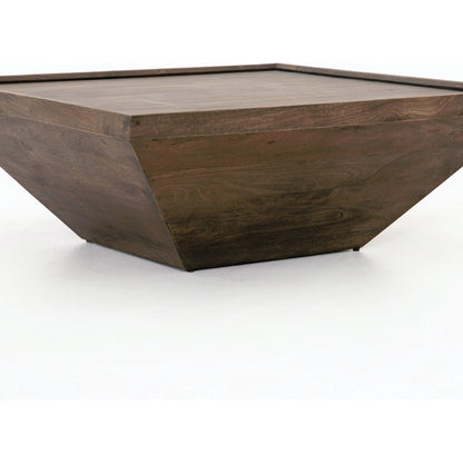 Drake Coffee Table by Four Hands in reclaimed fruitwood. Made from solid mixed reclaimed wood, solid mango, solid acacia in a cottage & farmhouse style.