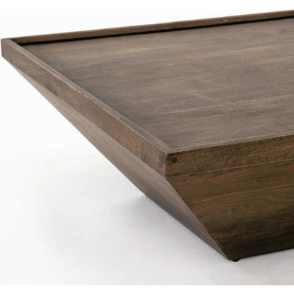 Drake Coffee Table by Four Hands in reclaimed fruitwood. Made from solid mixed reclaimed wood, solid mango, solid acacia in a cottage & farmhouse style.