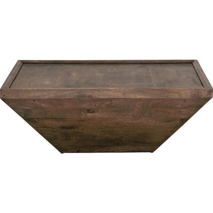 Drake Coffee Table by Four Hands in reclaimed fruitwood. Made from solid mixed reclaimed wood, solid mango, solid acacia in a cottage & farmhouse style.