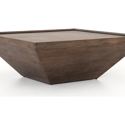 Drake Coffee Table by Four Hands in reclaimed fruitwood. Made from solid mixed reclaimed wood, solid mango, solid acacia in a cottage & farmhouse style.