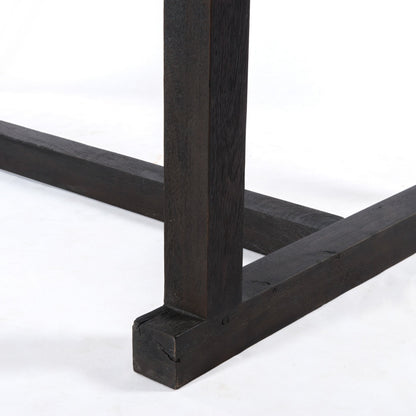 Cayson Bar Table by Four Hands in dark anthracite, polished white marble. Made from solid marble, solid acacia in a cottage & farmhouse style.