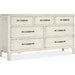 Americana 7-Drawer Dresser by Hooker Furniture. Made from oak veneers and cedar veneers with solid-wood edge top in a cottage & farmhouse style.
