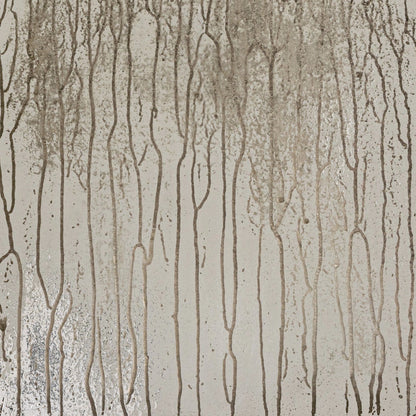 Ava Large Chandelier by Four Hands in antiqued iron, aged metallic glass. Made from iron, glass in a modern style.