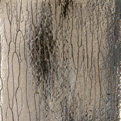 Ava Linear Chandelier by Four Hands in antiqued iron, aged metallic glass. Made from iron, glass in a modern style.