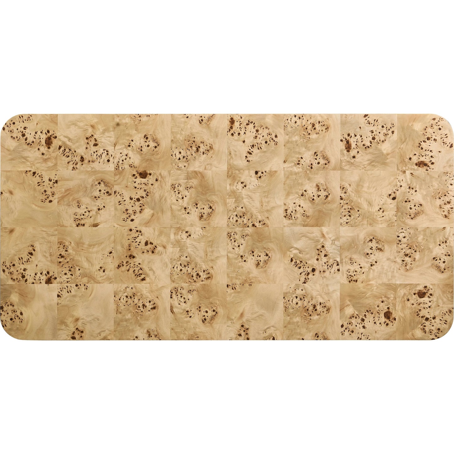 005 SI-2462655 | Additional Silo | Veil Rectangular Cocktail Table by Jonathan Charles in natural mappa burl. Made from mappa burl in a modern style.