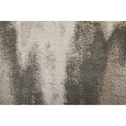 Micah Rug - 39LQF by Feizy in gray, taupe, ivory. Made from polyester, polypropylene in a unique style.